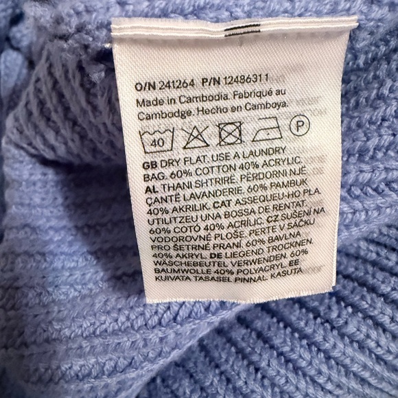 H&M Blue Knit Cardigan with Pockets - Picture 5 of 6